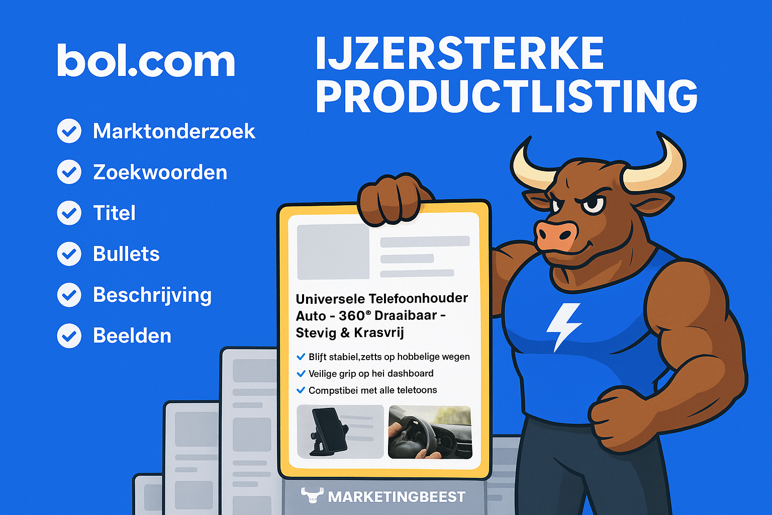 Zo maakt Marketingbeest een winnende bol.com listing voor jouw onderneming